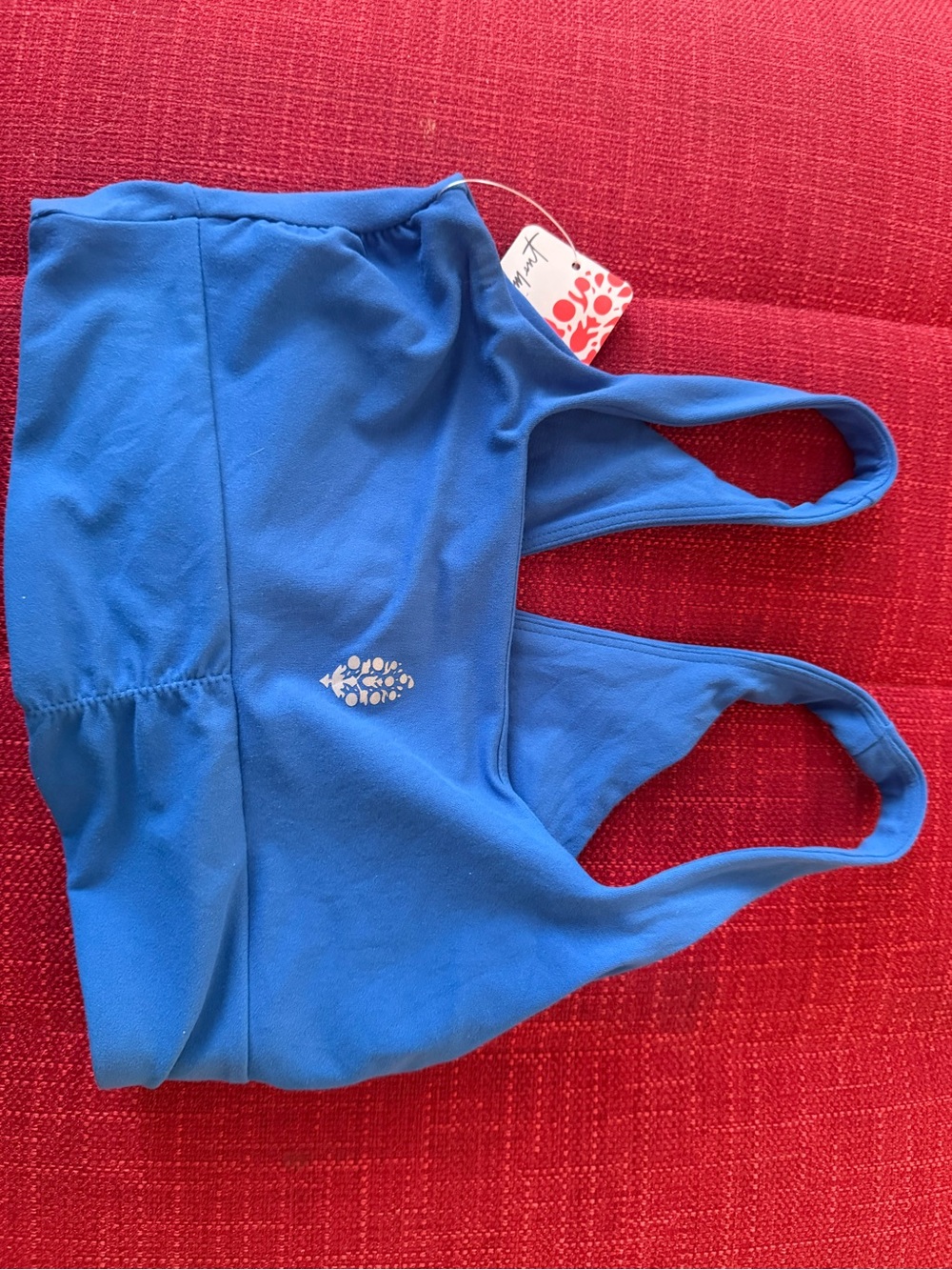 FP Movement by Free People Cobalt Blue Twist Sports Bra - Picture 2 of 6
